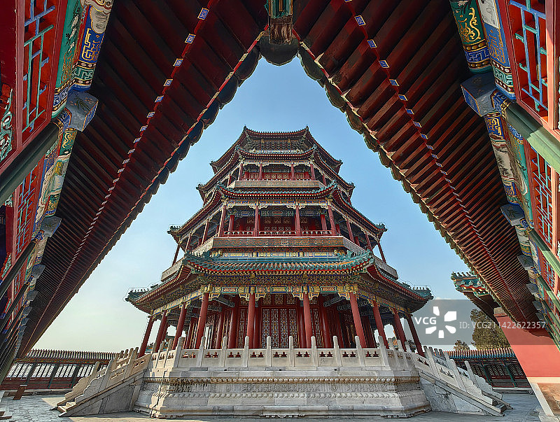 颐和园佛香阁图片素材