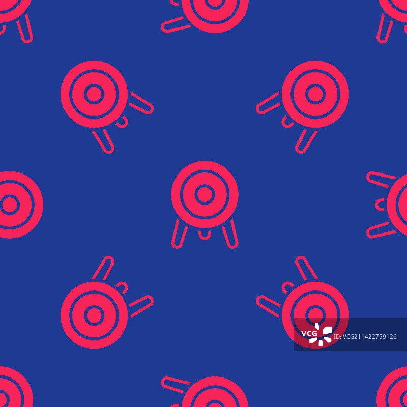 红色目标运动图标无缝图案图片素材