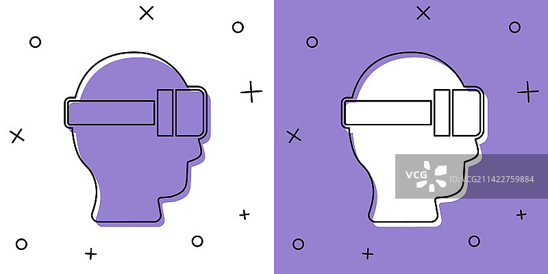 VR眼镜图标图片素材