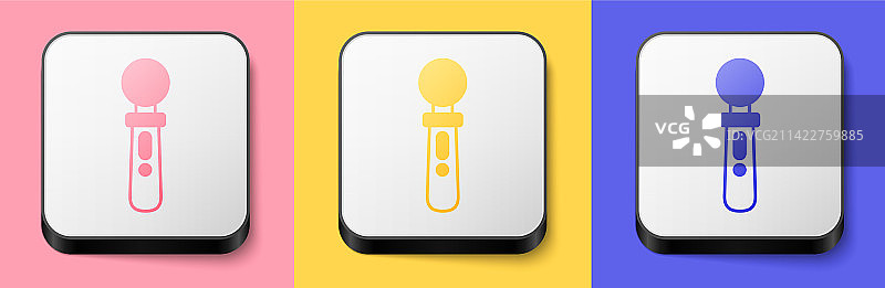 2.5D VR控制器游戏粉色背景图标图片素材