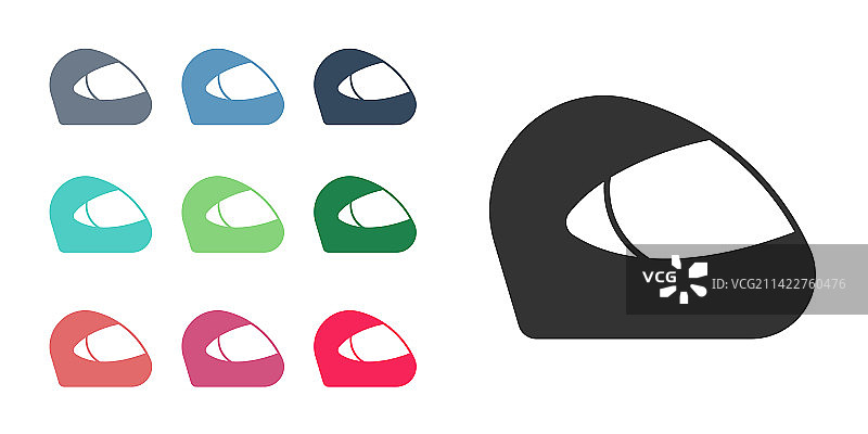 黑色赛车头盔图标图片素材