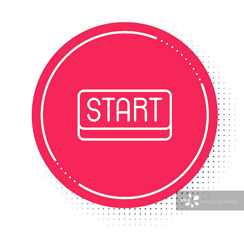 终点线上的白色线条缎带图标图片素材