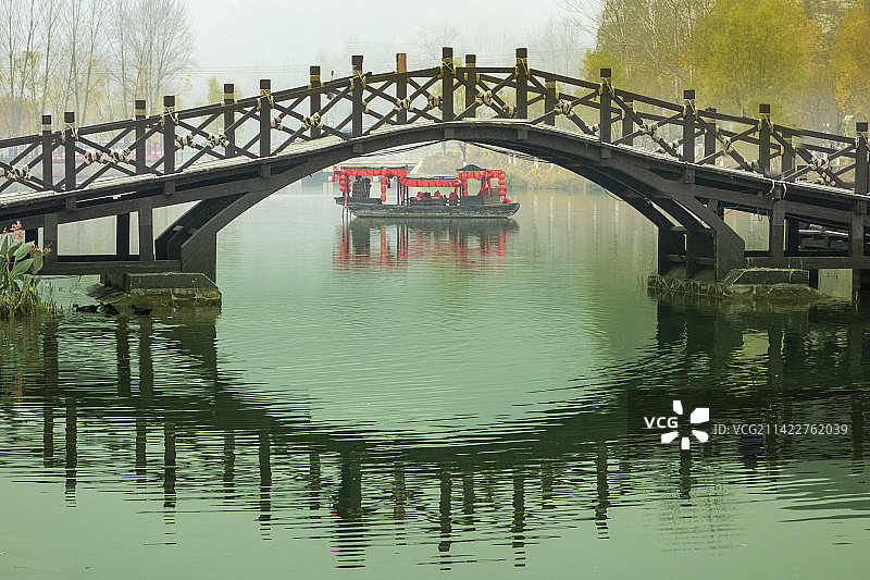 河北易县“太行水镇”风光图片素材