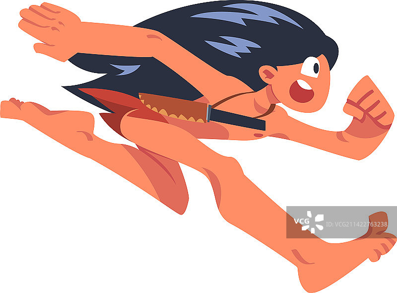 被狼抚养长大的丛林男孩莫格利图片素材