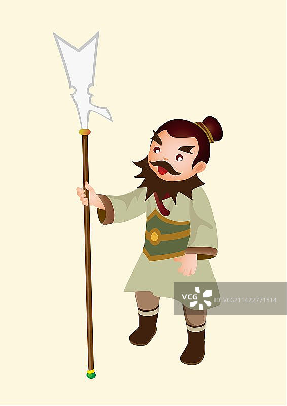 Q版张飞图片素材