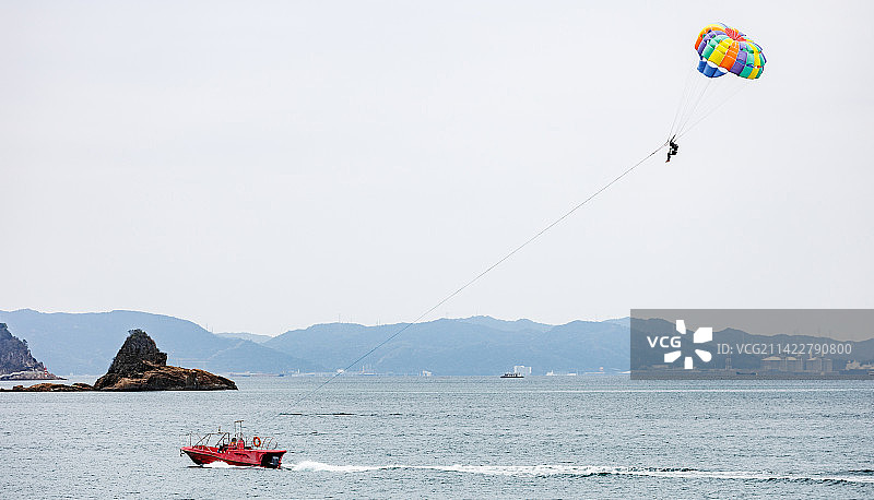 深圳大梅沙海滨公园的娱乐项目图片素材