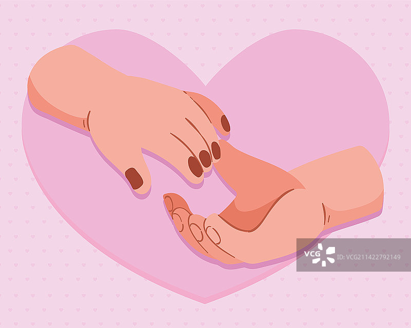 双手组成爱心图片素材
