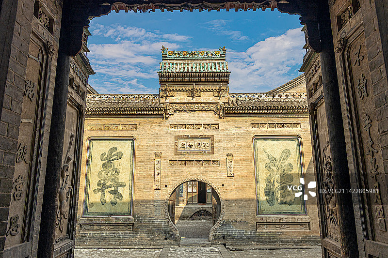 山西省万荣县李家大院图片素材