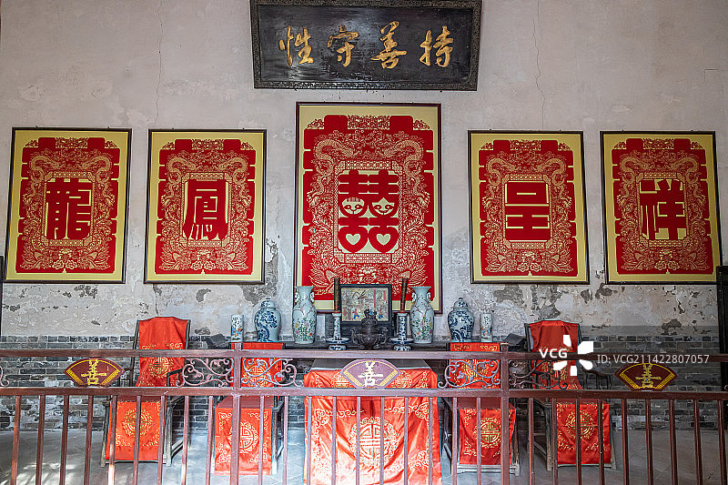 山西省万荣县李家大院图片素材