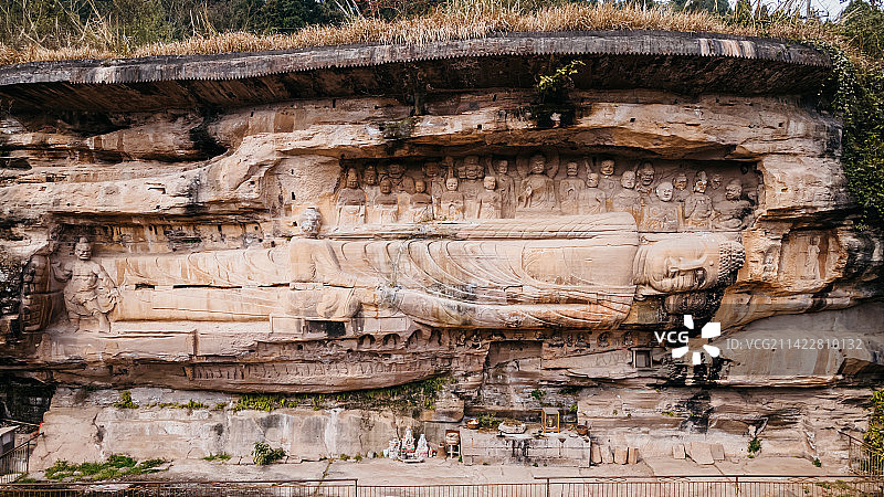 四川省安岳县石刻图片素材