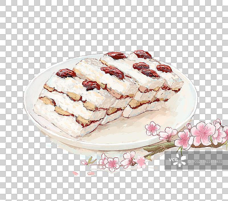 江米糕 甜品点心图片素材