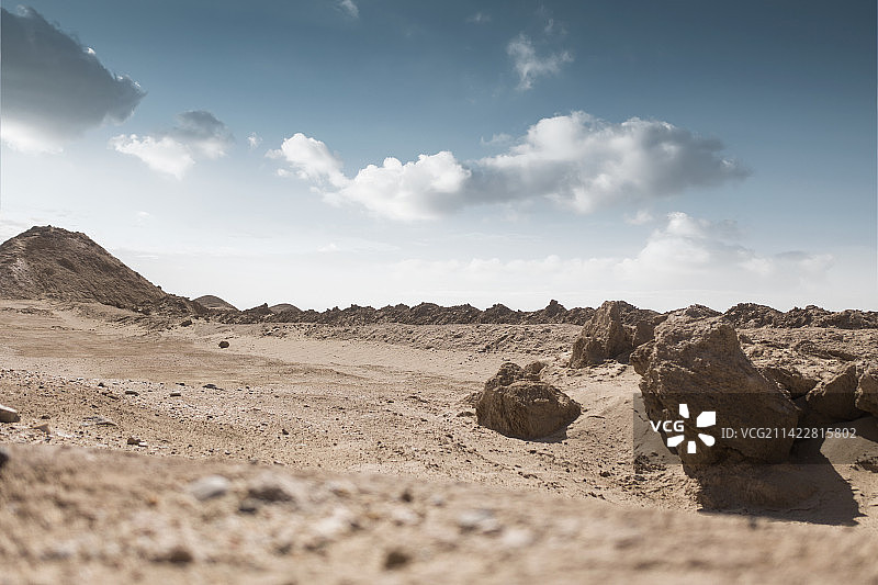 青海荒漠戈壁滩图片素材