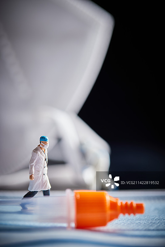 黑色背景医疗抗原摄影图片图片素材