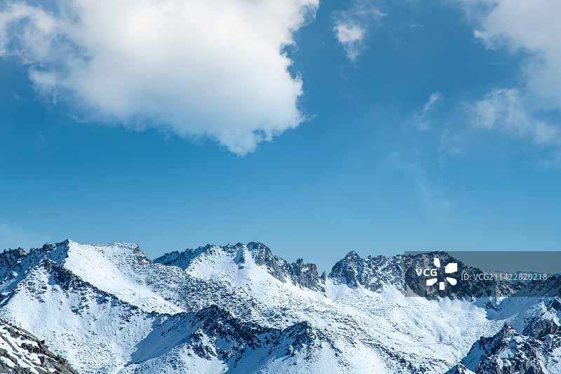 壮美雪山与冰川奇观图片素材