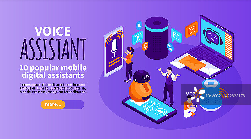 语音助手横幅图片素材