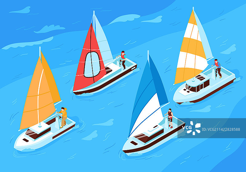 帆船赛背景图片素材