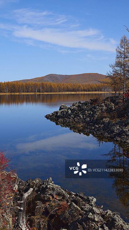 杜鹃湖的秋天图片素材
