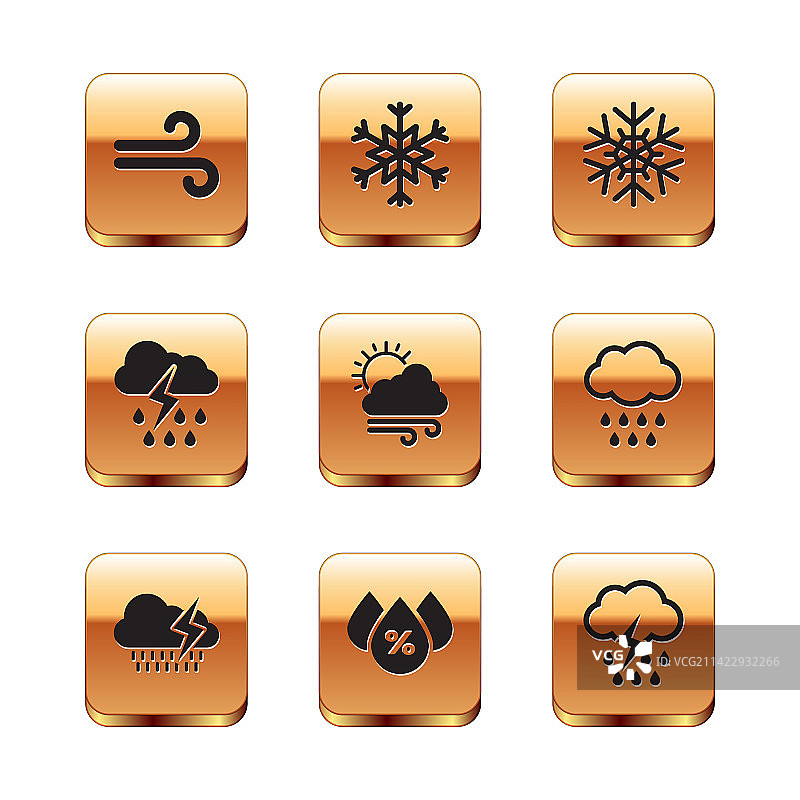 风云雨闪电水图片素材