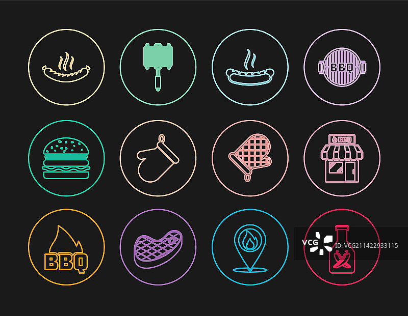 番茄酱瓶烧烤购物图片素材