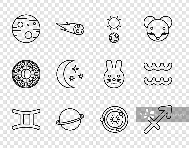 双子座射手座至日图片素材