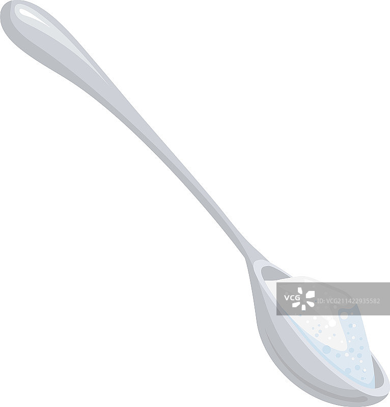 卡通糖勺烘焙粉配料图标图片素材