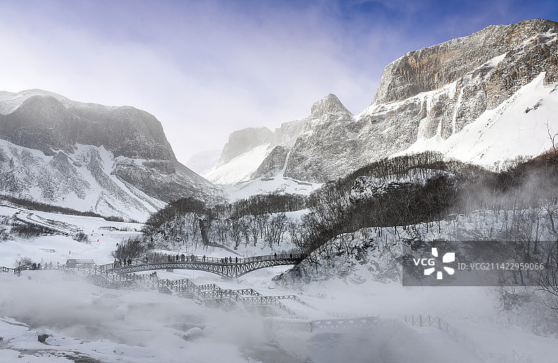 冰雪长白山图片素材