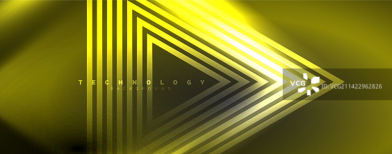 霓虹灯发光的科技线高科技未来图片素材