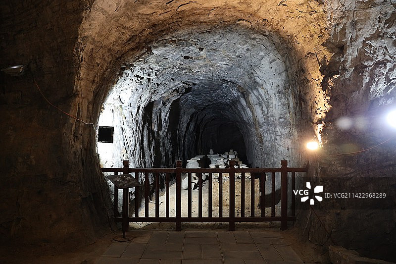 全国文保河北省保定市满城汉墓中山靖王妻窦绾地宫图片素材