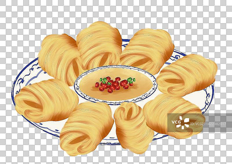 陕西美食金钱油塔图片素材