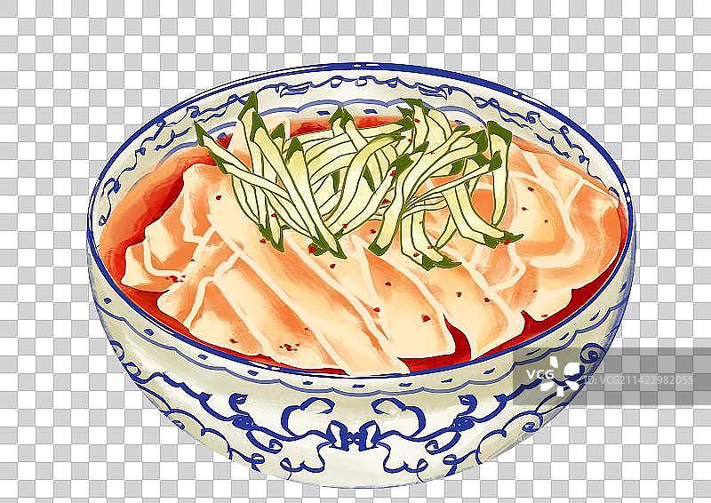陕西美食凉皮图片素材