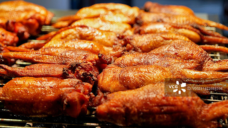 烤鸡翅图片素材