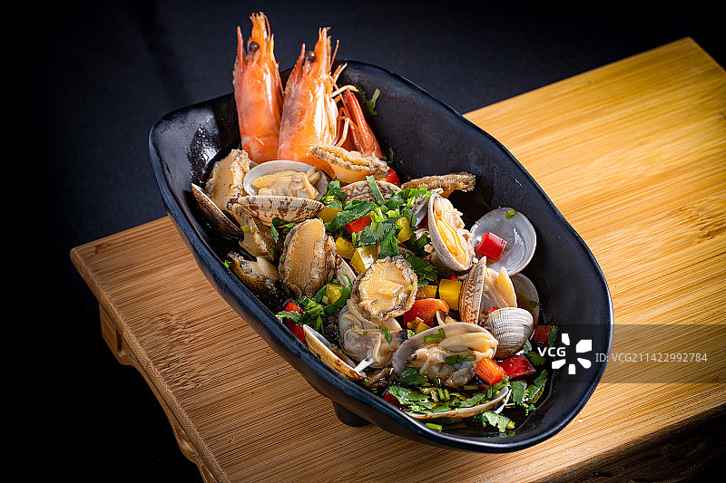 捞汁小海鲜图片素材