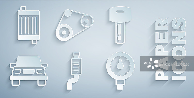 带遥控轮胎压力汽车消声器钥匙套装图片素材