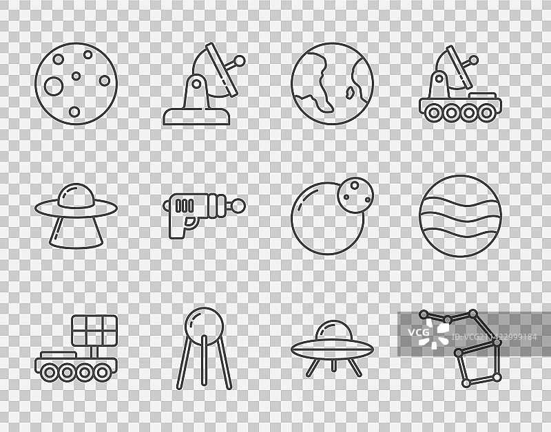 火星探测器大熊星座图片素材