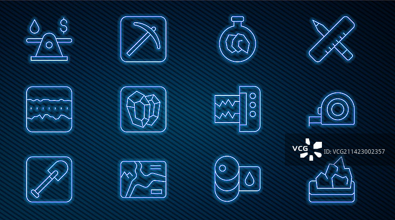 矿石开采轮盘施工图片素材