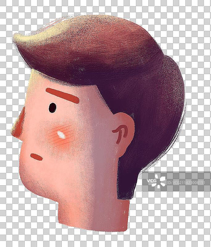 卡通男孩头像图片素材