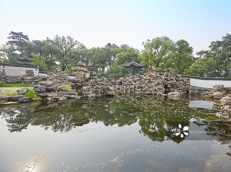 承德避暑山庄文园狮子林图片素材