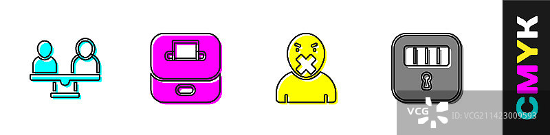 性别平等投票箱审查与自由套装图片素材