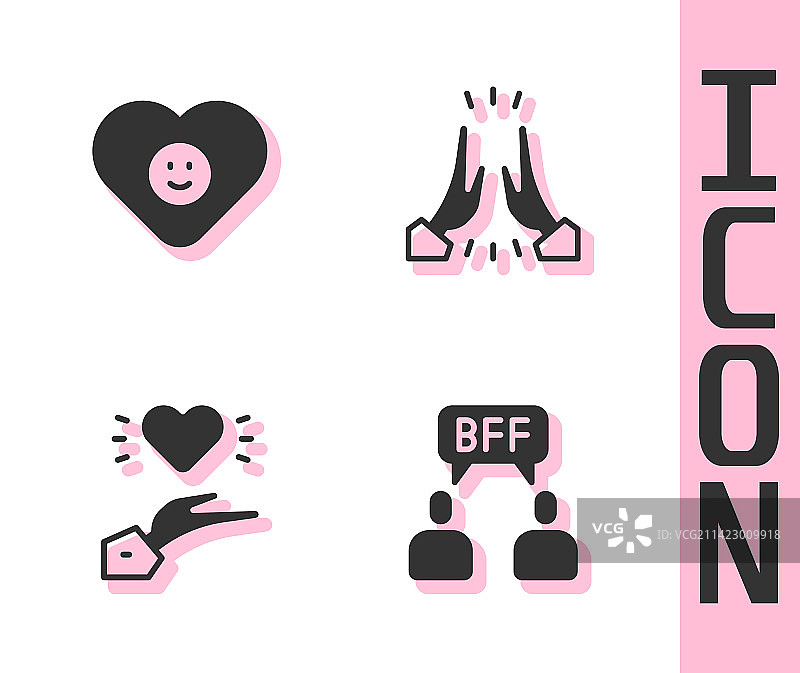 闺蜜或永远的朋友的良好关系图片素材