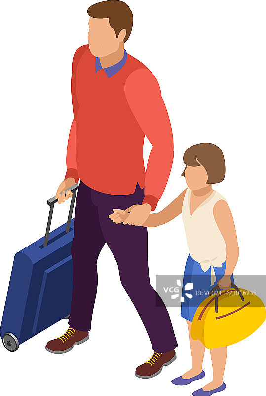 旅行人物图标图片素材