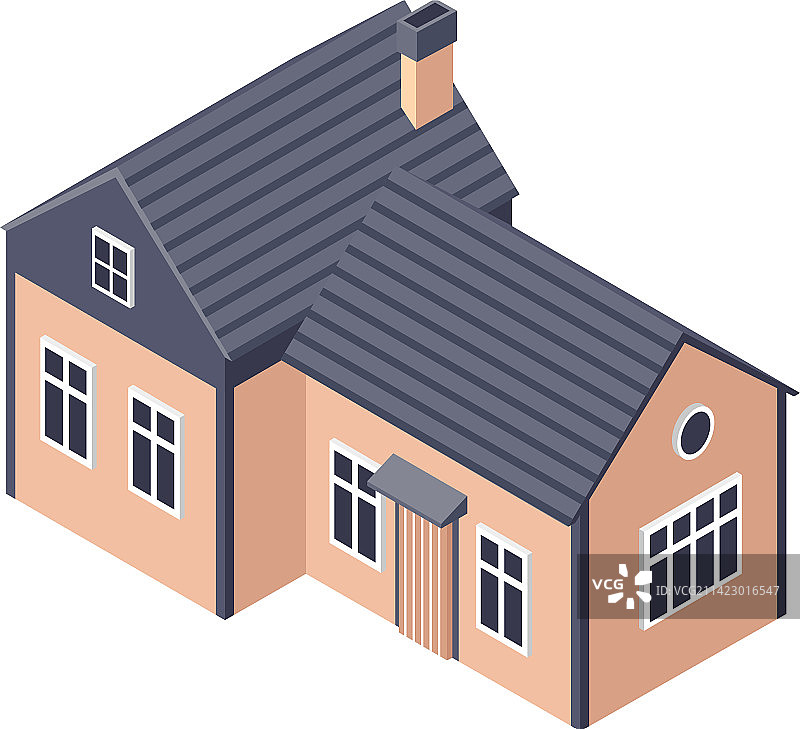 2.5D农舍图片素材