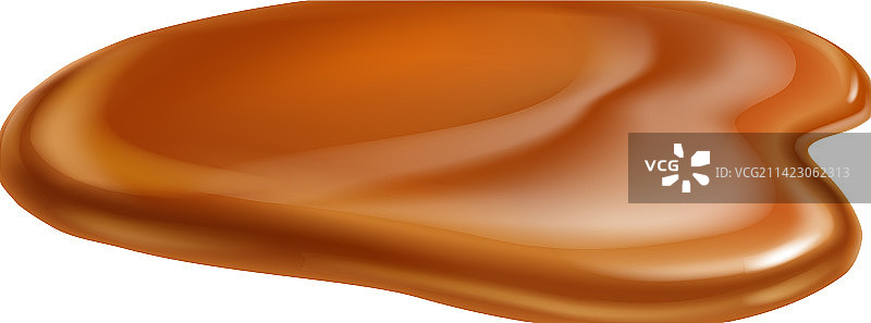 焦糖水坑图片素材