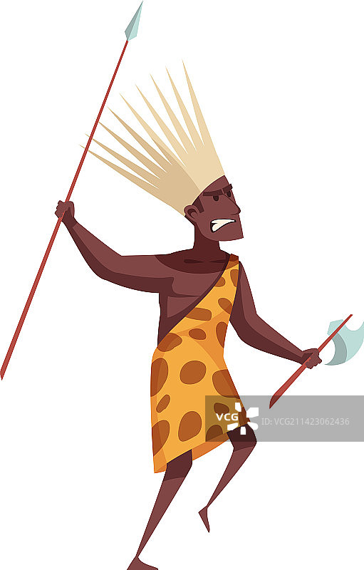 非洲战士图片素材