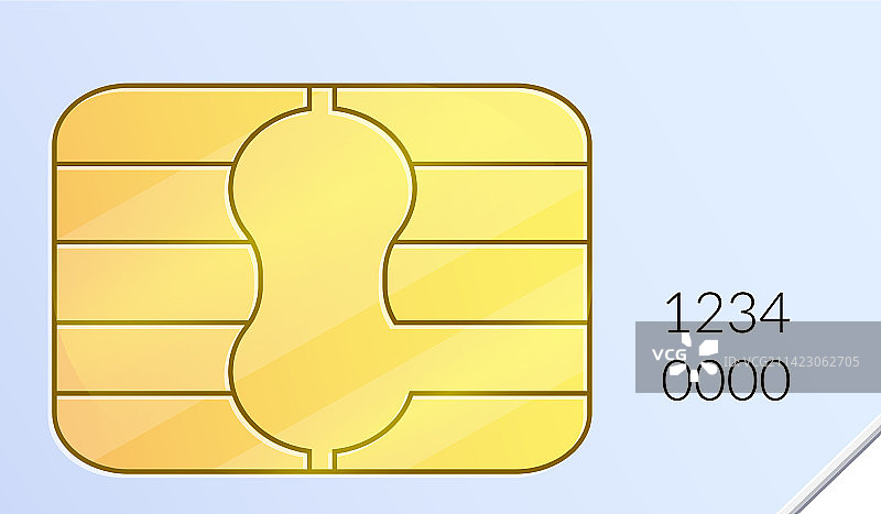逼真的SIM卡图片素材