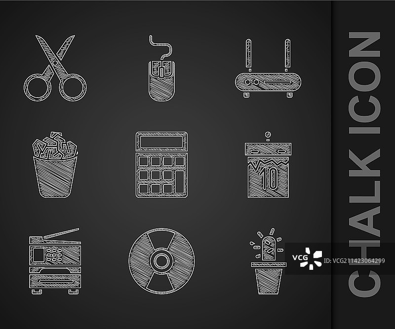 计算器、CD、DVD光盘、仙人掌和多肉植物图片素材