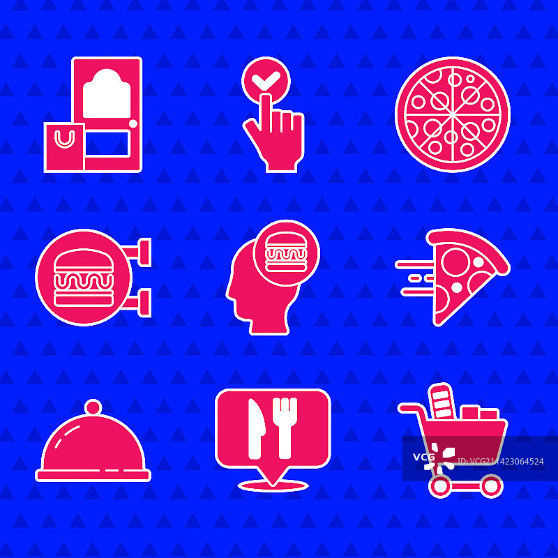 在线订购和外卖咖啡厅餐厅图片素材