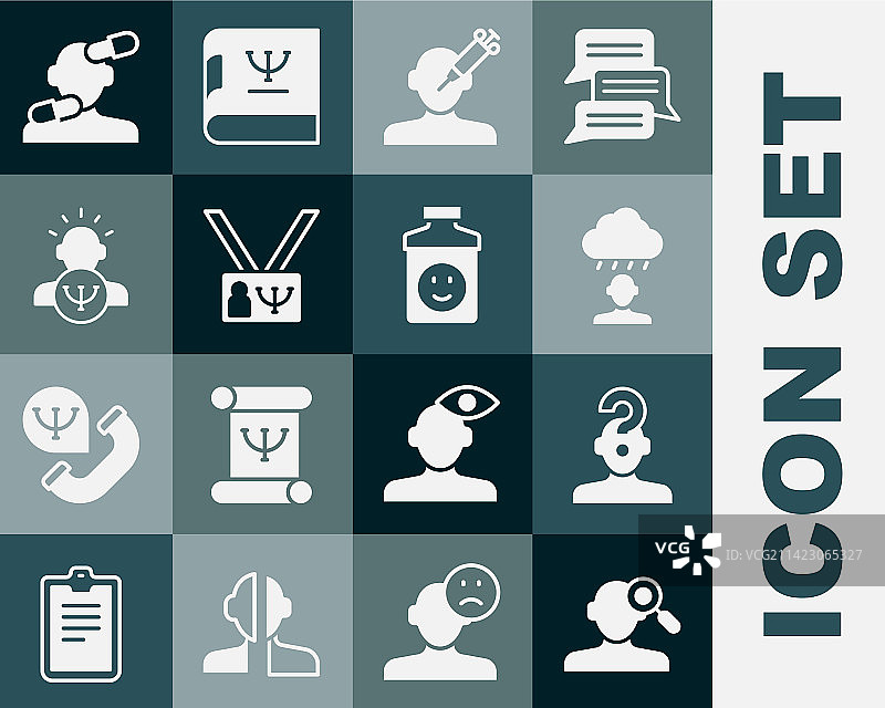 心理学中发现人类问题图片素材