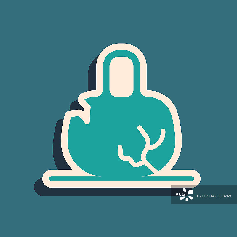 绿色破碎的重量图标图片素材