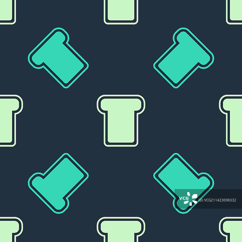 绿色和米色三明治面包片图片素材