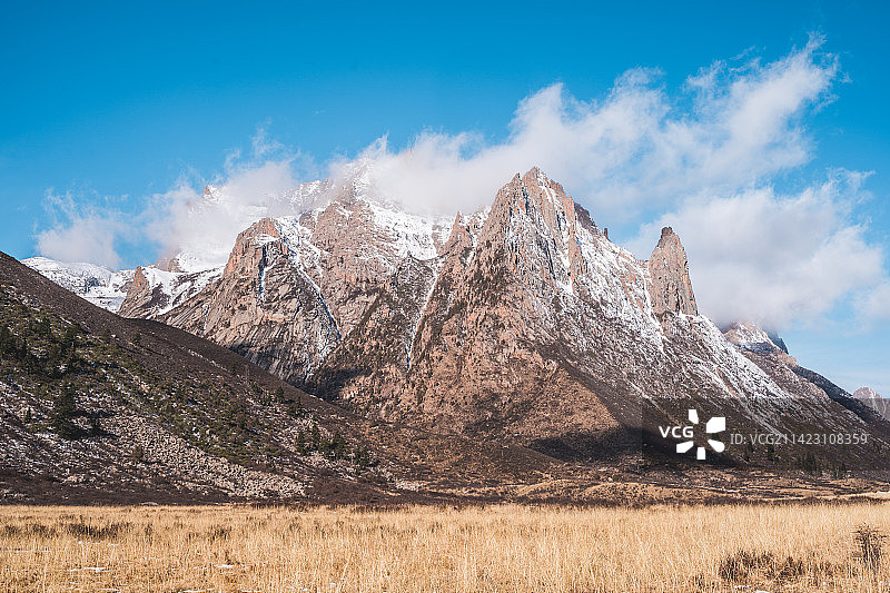 阿坝州莲宝叶则石头城图片素材